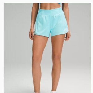 Lululemon Hotty Hot 4" Shorts Cyan Blue Size 2